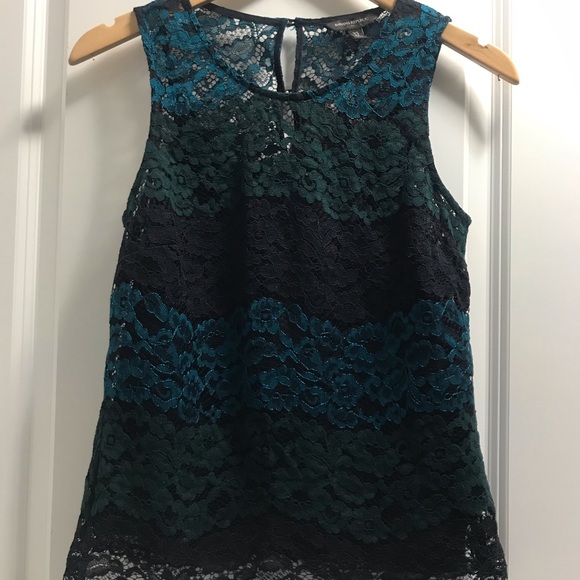 Banana Republic Sleeveless Ombre Lace top XS - Picture 1 of 6